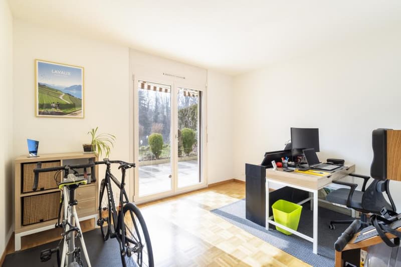 Bel appartement de 3.5 pièces avec terrasse et jardin à Chexbres (7)