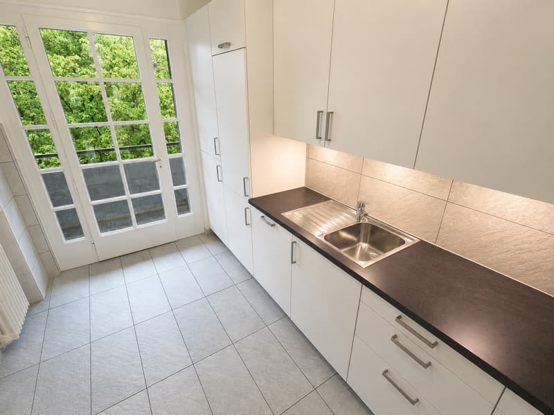 Exclusivité - Appartement traversant 5 pièces - Spacieux et Lumineux - Emplacement privilégié - Etage élevé - Vue parc des Eaux-Vives (2)