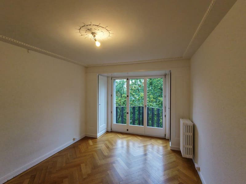 Exclusivité - Appartement traversant 5 pièces - Spacieux et Lumineux - Emplacement privilégié - Etage élevé - Vue parc des Eaux-Vives (3)