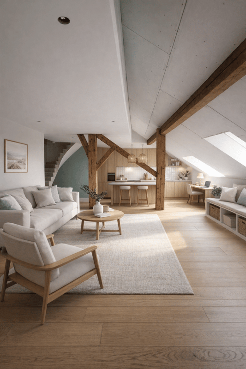 Appartement attique combles 5 pièces à Borex (7)