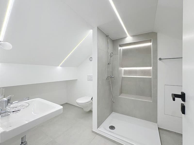 Salle de douche combles