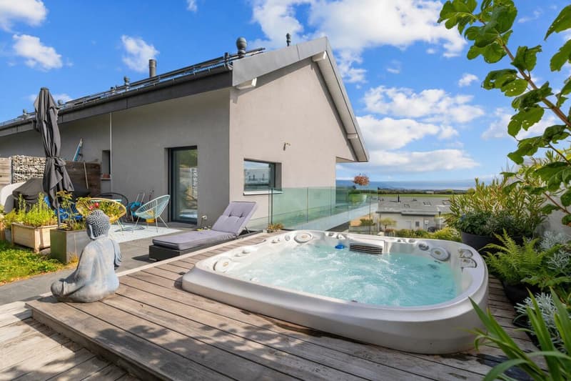 Villa contemporaine avec vue panoramique sur le Léman et les Alpes (3)