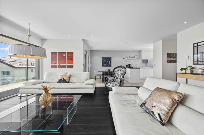 Villa contemporaine avec vue panoramique sur le Léman et les Alpes (9)
