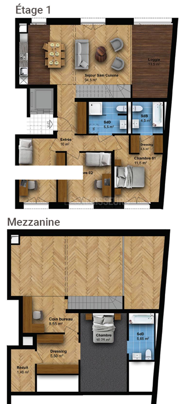 Duplex moderne de 7 pièces dans une nouvelle construction à Satigny (2)