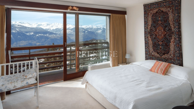 Ski in&out Duplex 3 Zimmer in der Tour de Super-Crans – Panoramablick & Hotel-Services (9)
