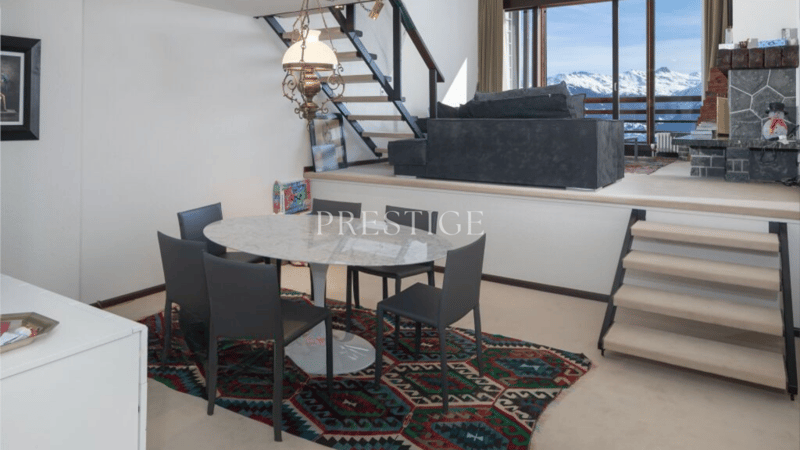 Ski in&out Duplex 3 Zimmer in der Tour de Super-Crans – Panoramablick & Hotel-Services (2)