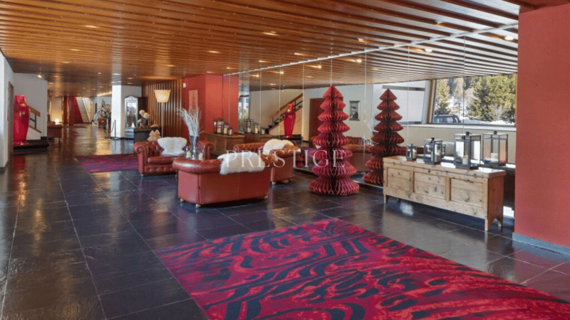 Ski in&out Duplex 3 Zimmer in der Tour de Super-Crans – Panoramablick & Hotel-Services (13)