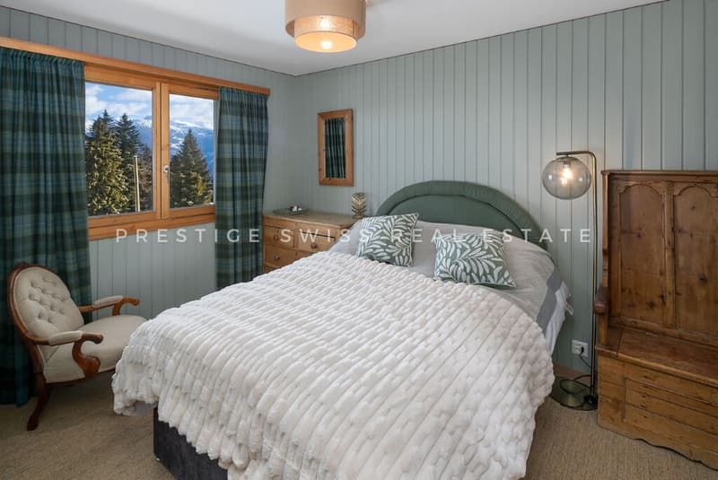 Magnifique chalet de 5 pièces avec vue panoramique à Anzère (13)