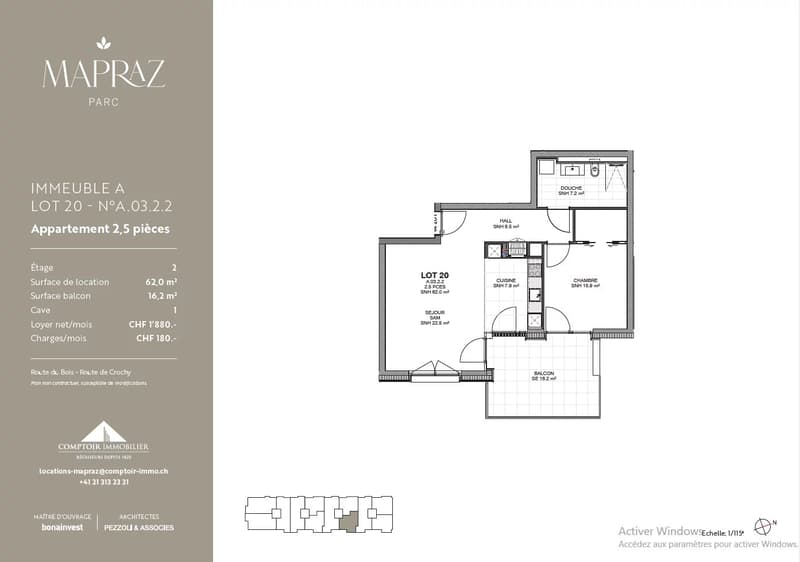 Appartement neuf 2.5 pièce à Ecublens 62 m² - www.mapraz-parc.ch (9)