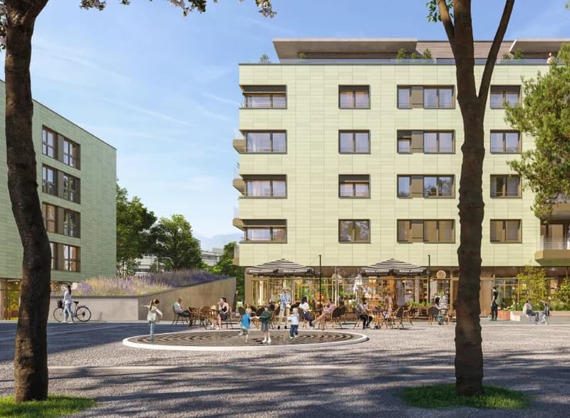 A louer à Ecublens - Surface commerciale - résidence neuve - 80 m² (4)