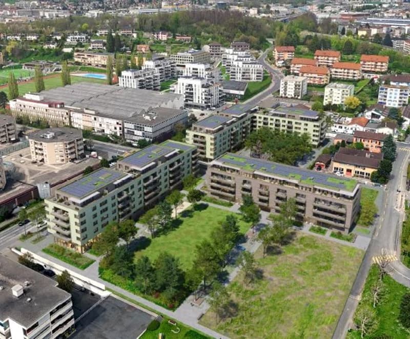 A louer à Ecublens - Surface commerciale - résidence neuve - 80 m² (1)