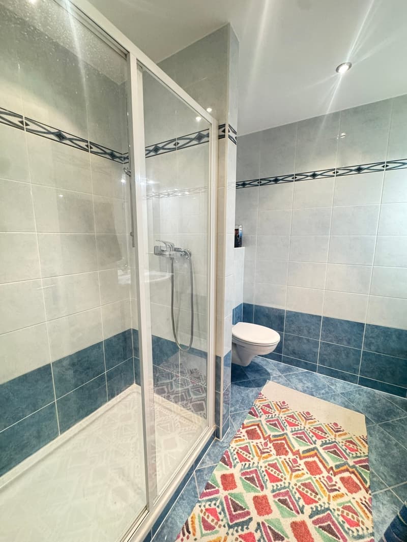 La salle de douche