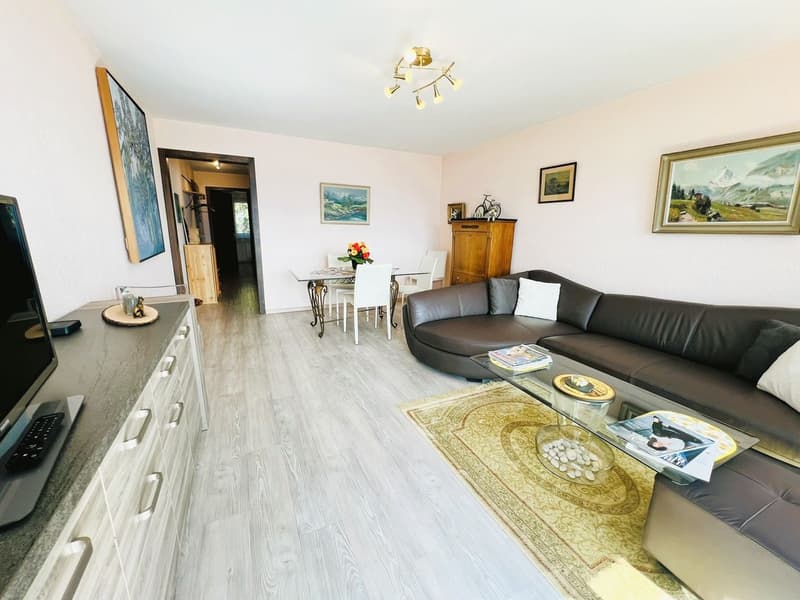 Prächtige 2.5-Zimmer-Wohnung komplett renoviert - Geräumig & hell - Spektakuläre Panoramablick - Gut gelegen (2)