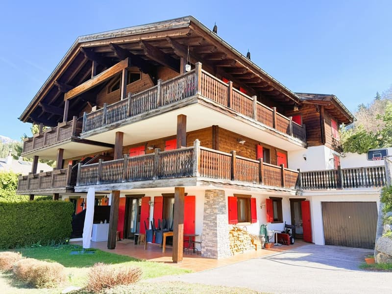 Magnifique 3.5 pces à Crans-Montana - Spacieux & lumineux - Lieu calme - Belle vue - Grande terrasse (15)