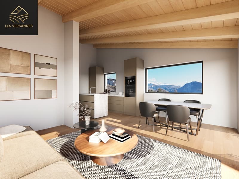 IMMEUBLE "LINEA" DE 2 APPARTEMENTS DE 3.5 PIÈCES À GRIMISUAT (3)
