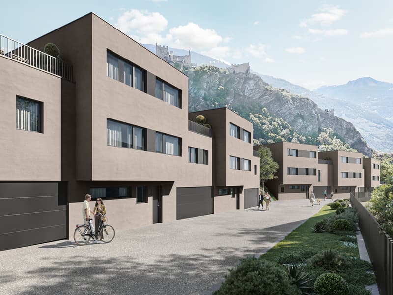 "ROCHER EN VILLE" 6 VILLAS DE STANDING AU COEUR DE SION (2)