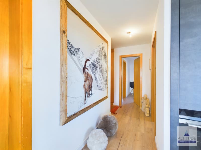Appartement dans le village de Mollens, offrant une vue magnifique sur les montagnes. (11)