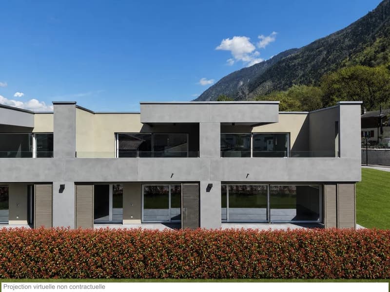 Attique neuf de 4.5 p. - Minergie - Vue - Martigny (1)