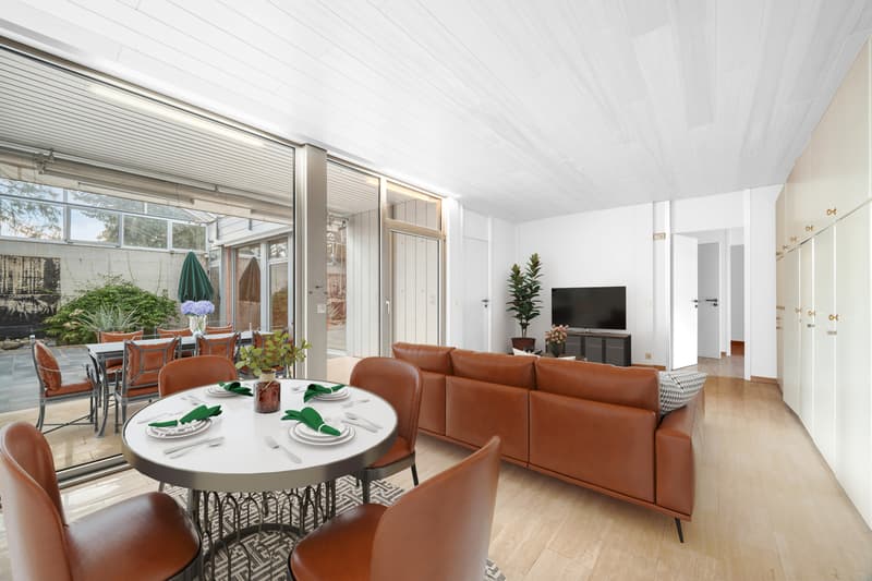 Superbe villa de plain pied avec appartement indépendant - Chernex (11)