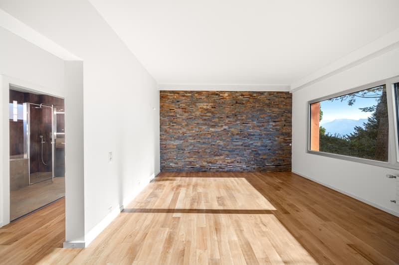 Propriété contemporaine rénovée avec vue panoramique à Chernex (11)