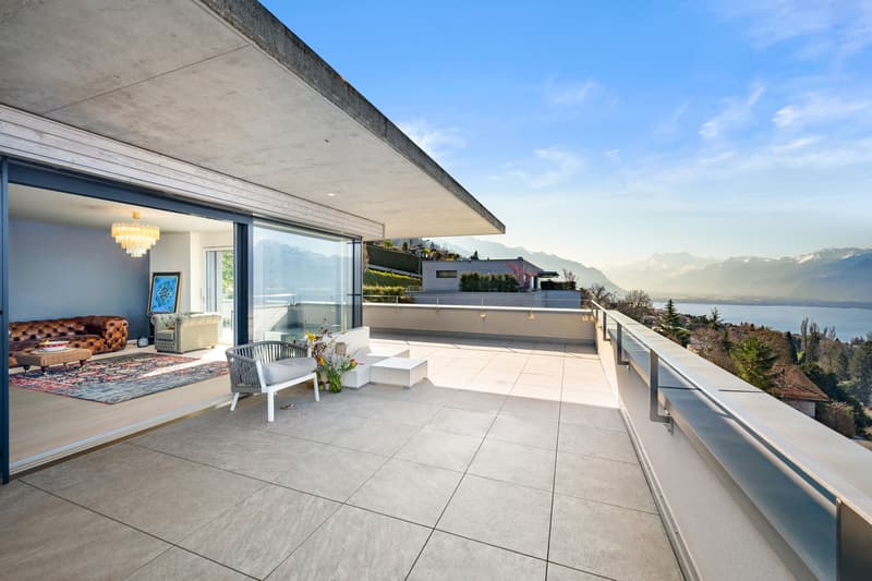 Superbe attique moderne avec vue panoramique proche de Montreux (3)