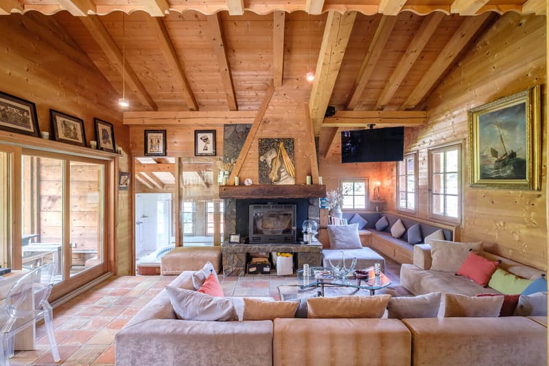 Charmant chalet d'exception à proximité de Megève (7)