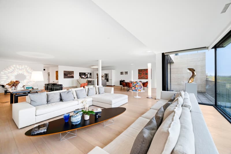 Superbe duplex de 328 m2 avec jardins et vue lac au coeur de Corsier (3)