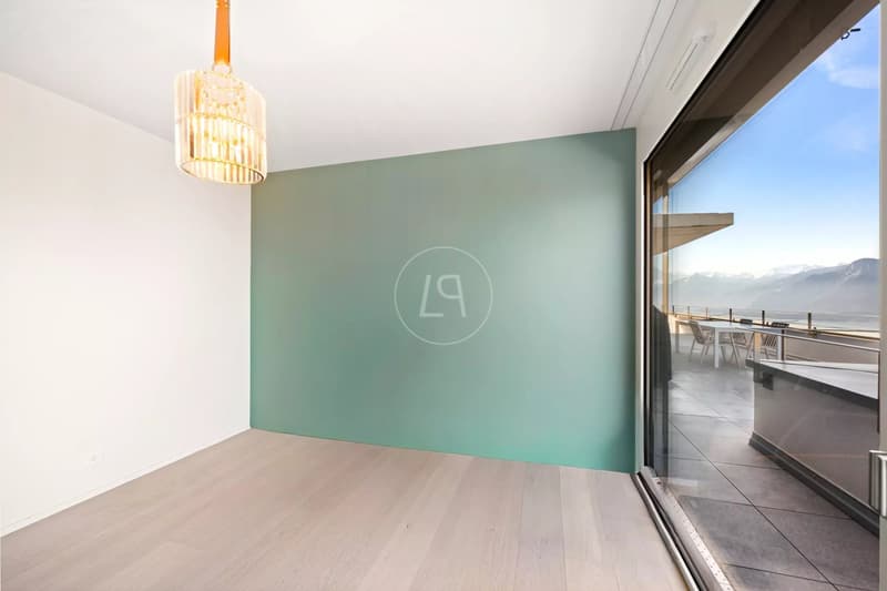 Stunning modern attic with panoramic view near Montreux (13)