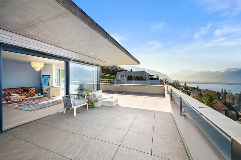Stunning modern attic with panoramic view near Montreux (5)