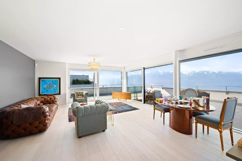 Stunning modern attic with panoramic view near Montreux (3)