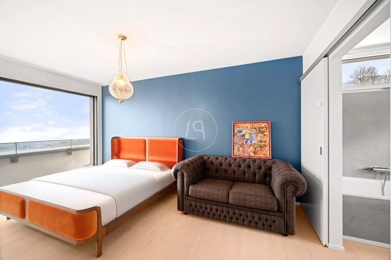Stunning modern attic with panoramic view near Montreux (9)
