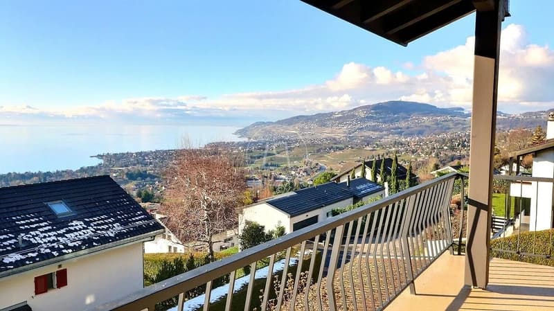 Beautiful renovated property with panoramic view in Chernex (1)