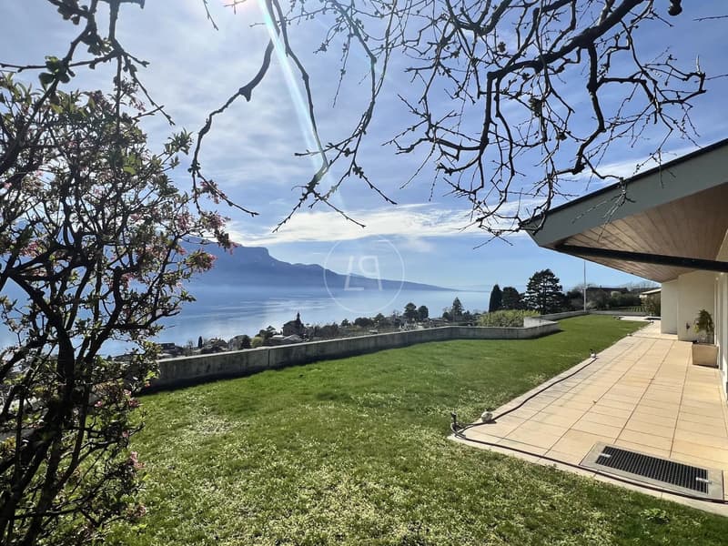 Villa in the heart of the vineyards, spectacular view ? Corseaux (2)