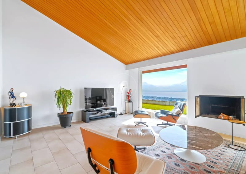 Villa in the heart of the vineyards, spectacular view ? Corseaux (11)