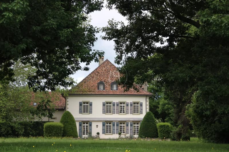 Stunning property nestled in a park with a pool near Morges (8)