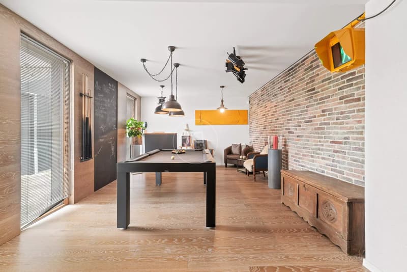 Beautiful family villa, swimming pool and view on the heights of Gland (12)