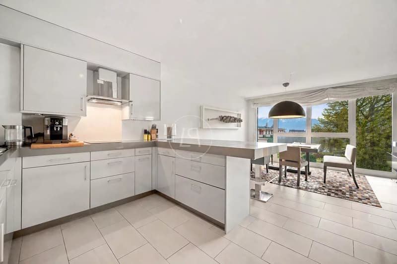 Beautiful turnkey apartment with terrace and garden in South Pully (4)