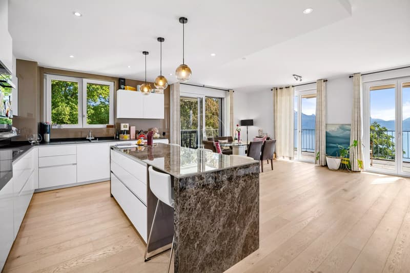 Puidoux ? Elegant 4.5-room apartment with panoramic view on Lake Geneva (1)