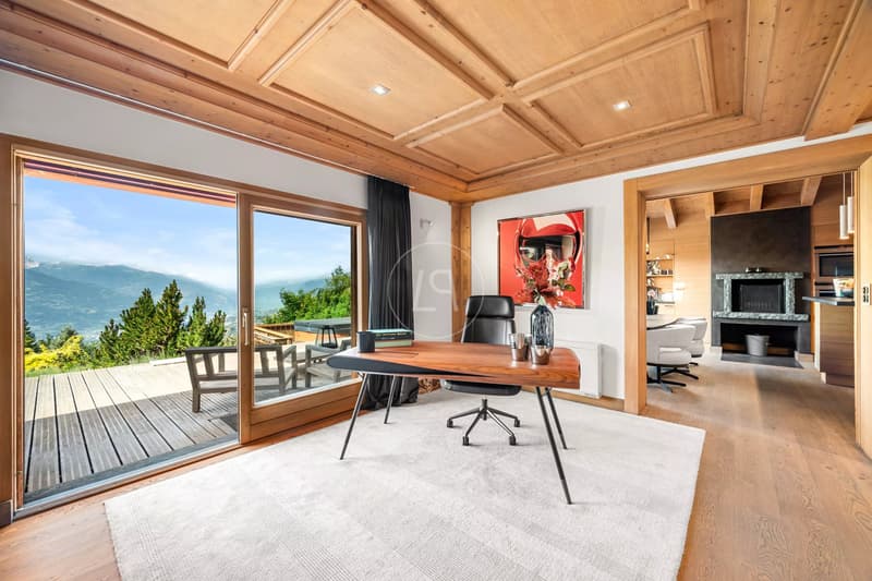 Superbe chalet avec vue panoramique à Crans/Lens (10)