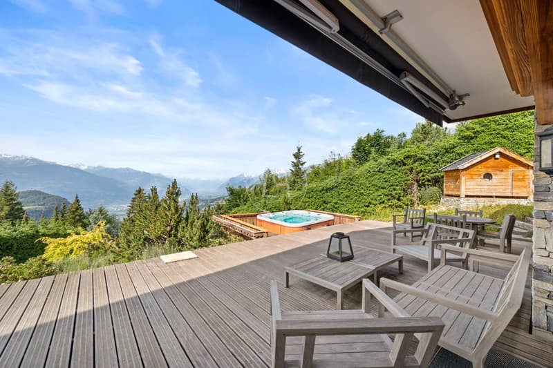 Superbe chalet avec vue panoramique à Crans/Lens (8)