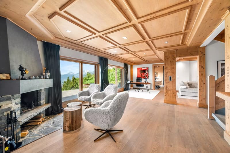 Superbe chalet avec vue panoramique à Crans/Lens (9)