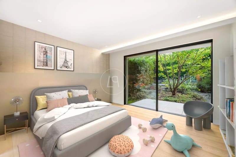 Villa contemporaine d'exception, vue et accès privé au lac,rive gauche (12)