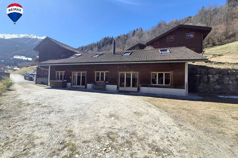 Mayen transformé en appartements et garage. (2)