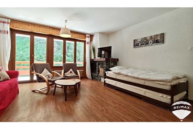 Appartement de 2,5 pièces avec piscine et un grand carnotzet (5)