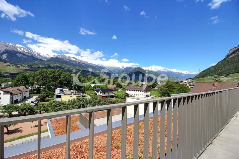 Très bel appartement neuf de 3.5 pces à Bramois avec jolie terrasse (6)