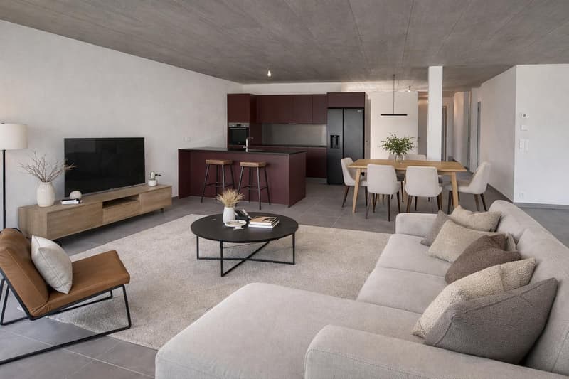 Magnifique attique de 4,5 pièces avec grand balcon (1)