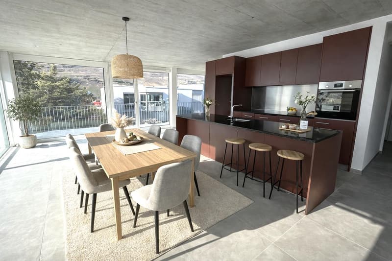 Spacieux attique neuf avec grand balcon (2)