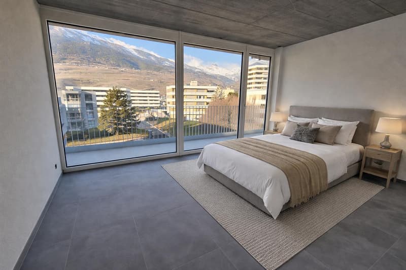 Magnifique attique de 4,5 pièces avec grand balcon (6)