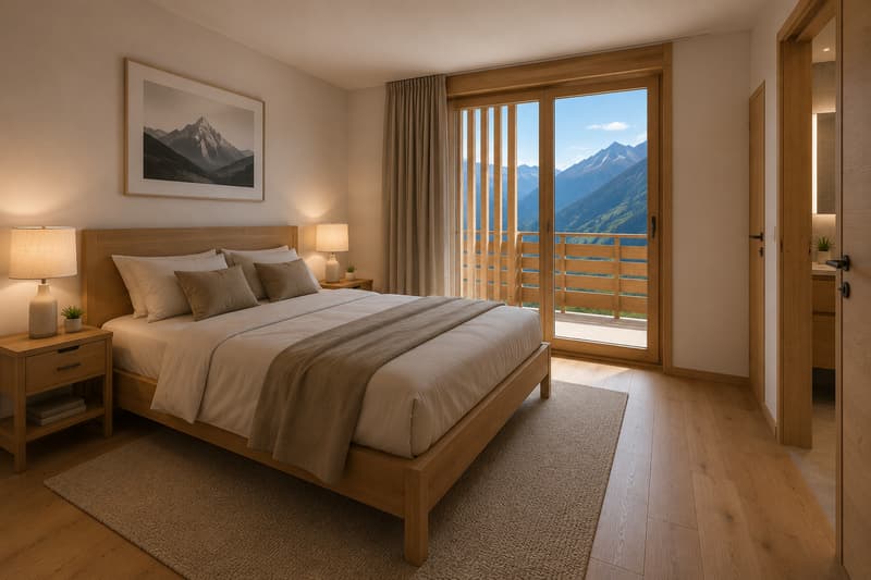 Superbe appartement avec vue sur la vallée (7)