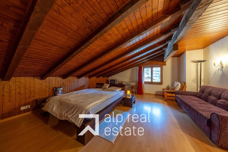 Appartement mansardé et traversant au centre du village (5)
